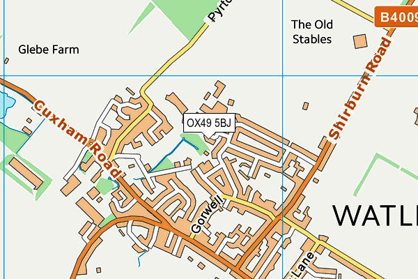 OX49 5BJ map - OS VectorMap District (Ordnance Survey)