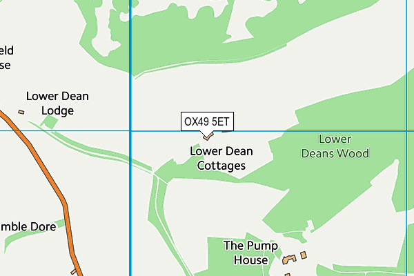 OX49 5ET map - OS VectorMap District (Ordnance Survey)