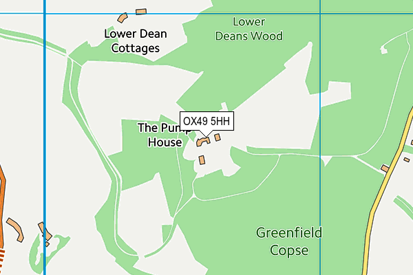 OX49 5HH map - OS VectorMap District (Ordnance Survey)