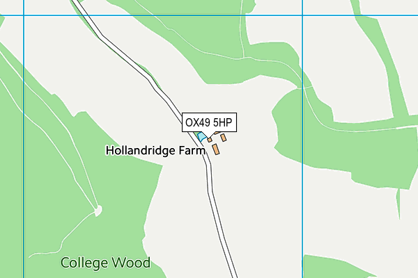 OX49 5HP map - OS VectorMap District (Ordnance Survey)