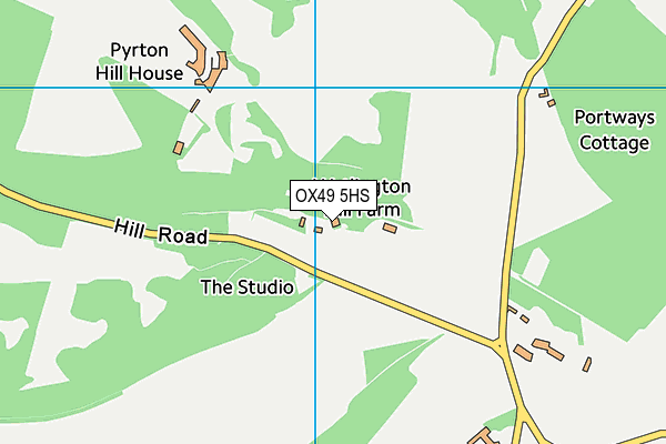 OX49 5HS map - OS VectorMap District (Ordnance Survey)