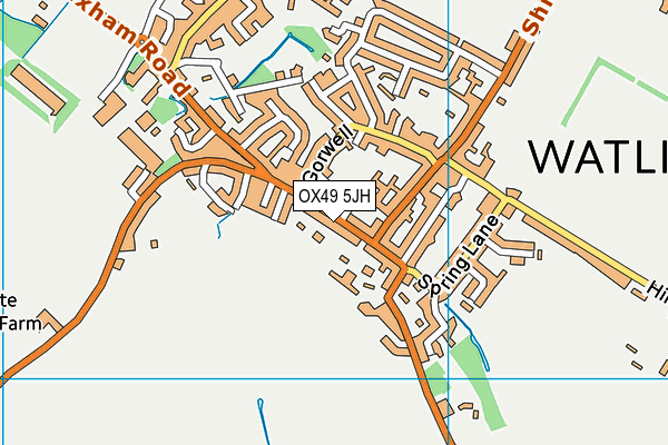 Map of BROOK STREET WATLINGTON (FLATS) MANAGEMENT COMPANY LIMITED at district scale