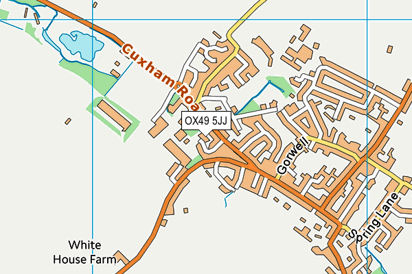 OX49 5JJ map - OS VectorMap District (Ordnance Survey)