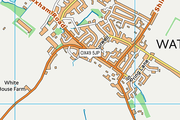 OX49 5JP map - OS VectorMap District (Ordnance Survey)