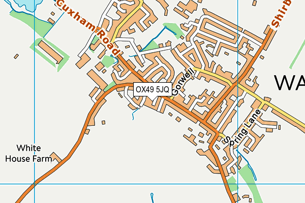 OX49 5JQ map - OS VectorMap District (Ordnance Survey)