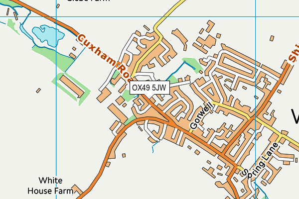 OX49 5JW map - OS VectorMap District (Ordnance Survey)