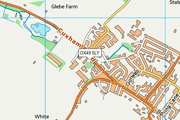 OX49 5LY map - OS VectorMap District (Ordnance Survey)