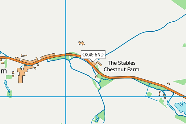 OX49 5ND map - OS VectorMap District (Ordnance Survey)
