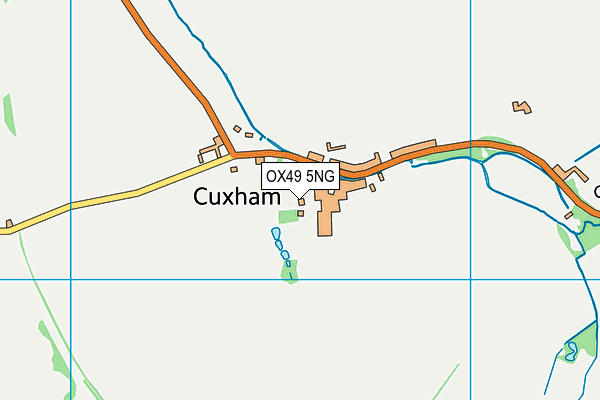 OX49 5NG map - OS VectorMap District (Ordnance Survey)