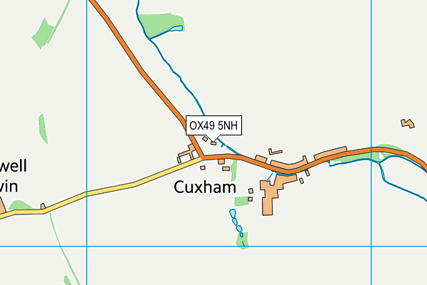 OX49 5NH map - OS VectorMap District (Ordnance Survey)