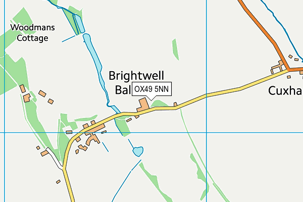 OX49 5NN map - OS VectorMap District (Ordnance Survey)