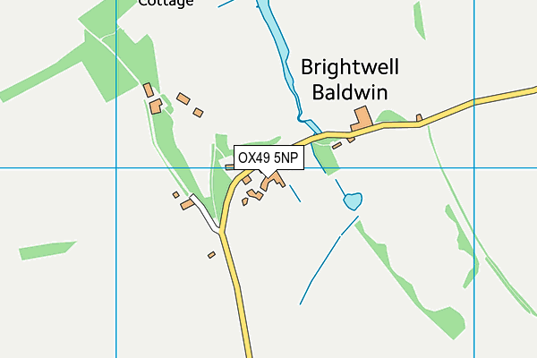 OX49 5NP map - OS VectorMap District (Ordnance Survey)