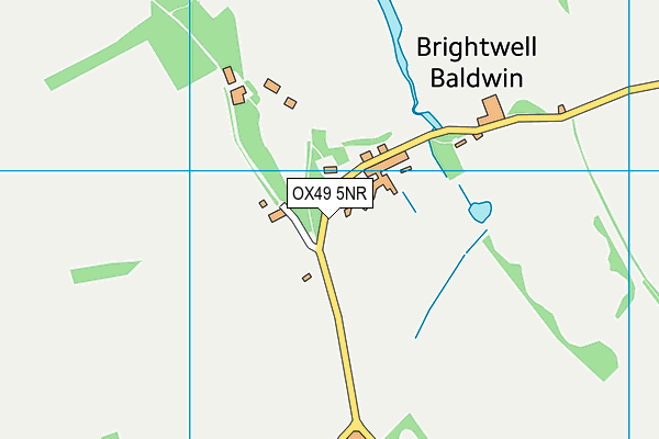 OX49 5NR map - OS VectorMap District (Ordnance Survey)
