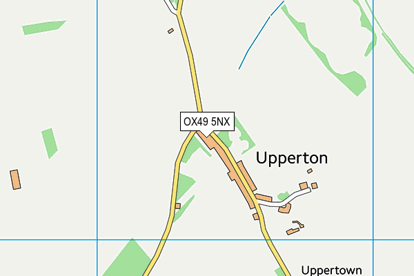 OX49 5NX map - OS VectorMap District (Ordnance Survey)