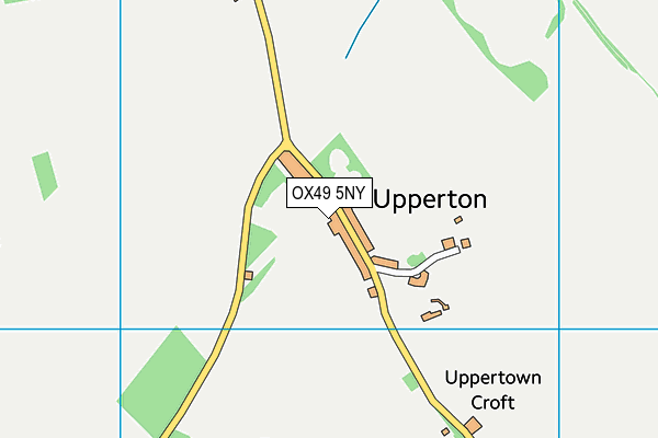 OX49 5NY map - OS VectorMap District (Ordnance Survey)