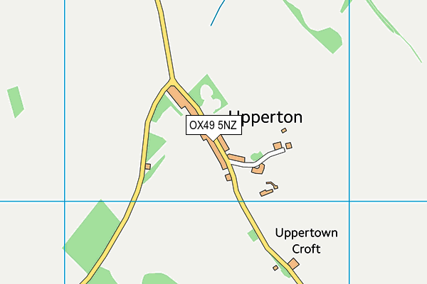 OX49 5NZ map - OS VectorMap District (Ordnance Survey)