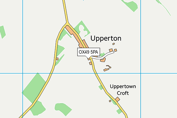 OX49 5PA map - OS VectorMap District (Ordnance Survey)