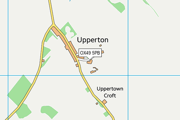 OX49 5PB map - OS VectorMap District (Ordnance Survey)