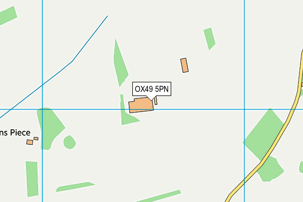 OX49 5PN map - OS VectorMap District (Ordnance Survey)