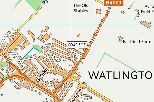 OX49 5QZ map - OS VectorMap District (Ordnance Survey)