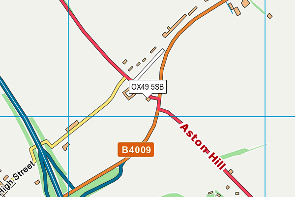 OX49 5SB map - OS VectorMap District (Ordnance Survey)