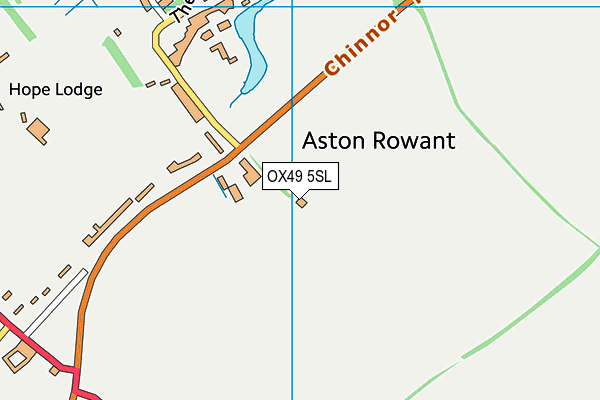 OX49 5SL map - OS VectorMap District (Ordnance Survey)