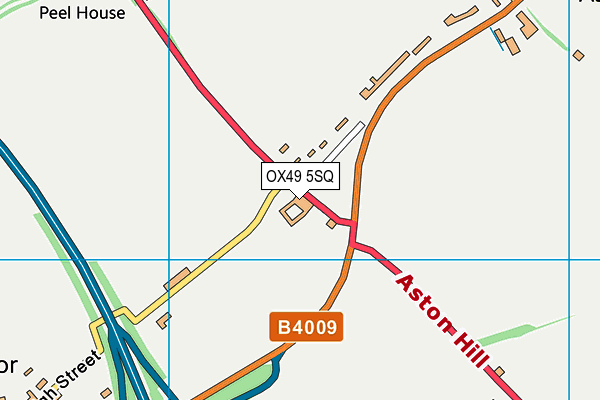 OX49 5SQ map - OS VectorMap District (Ordnance Survey)