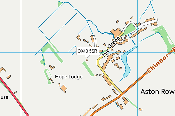 OX49 5SR map - OS VectorMap District (Ordnance Survey)