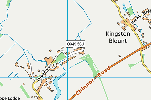 Aston Rowant C Of E Primary School map (OX49 5SU) - OS VectorMap District (Ordnance Survey)