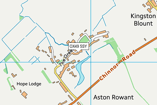 OX49 5SY map - OS VectorMap District (Ordnance Survey)