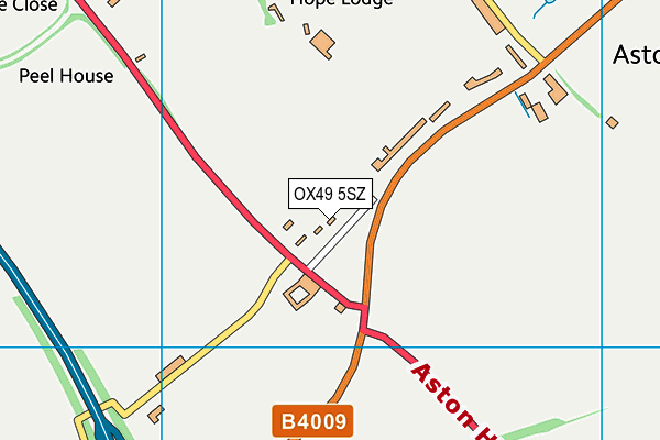 OX49 5SZ map - OS VectorMap District (Ordnance Survey)