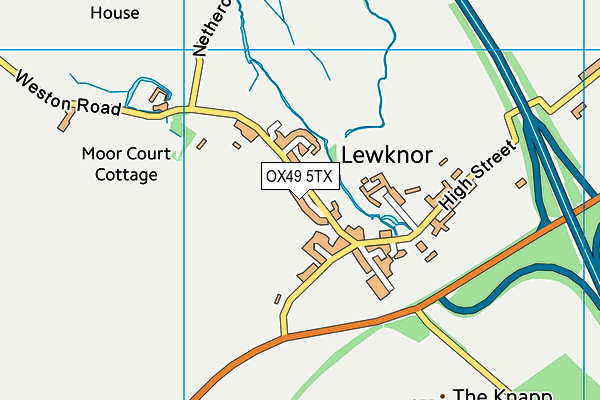 OX49 5TX map - OS VectorMap District (Ordnance Survey)