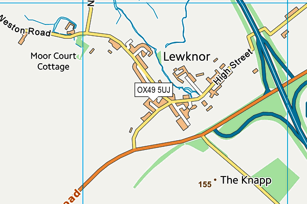 OX49 5UJ map - OS VectorMap District (Ordnance Survey)