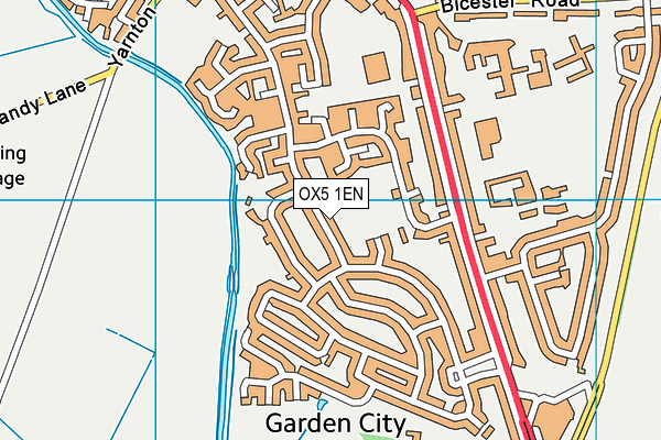 OX5 1EN map - OS VectorMap District (Ordnance Survey)