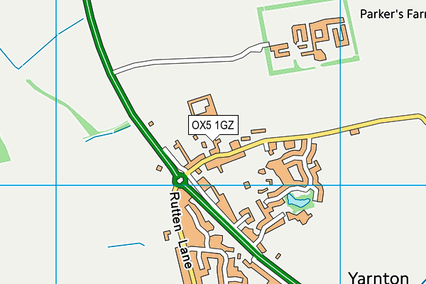 OX5 1GZ map - OS VectorMap District (Ordnance Survey)
