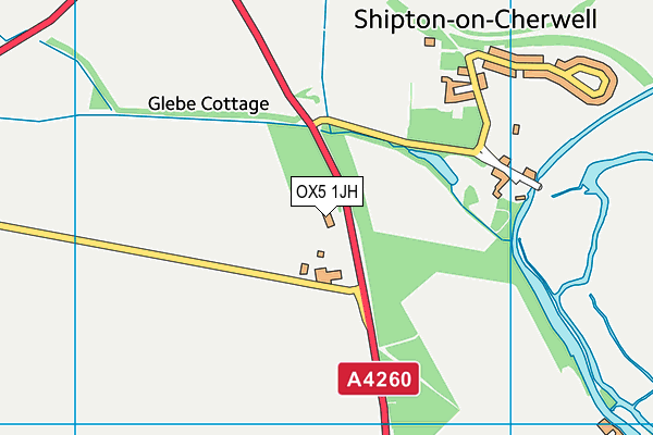 OX5 1JH map - OS VectorMap District (Ordnance Survey)