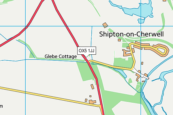 OX5 1JJ map - OS VectorMap District (Ordnance Survey)