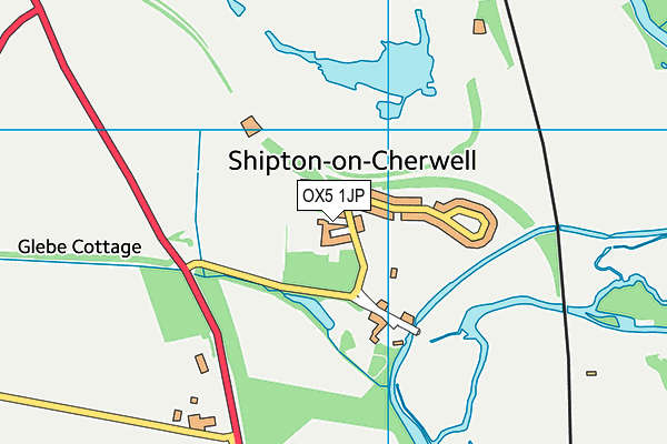 OX5 1JP map - OS VectorMap District (Ordnance Survey)