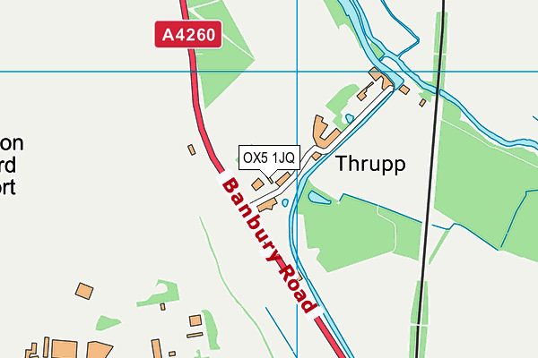 OX5 1JQ map - OS VectorMap District (Ordnance Survey)