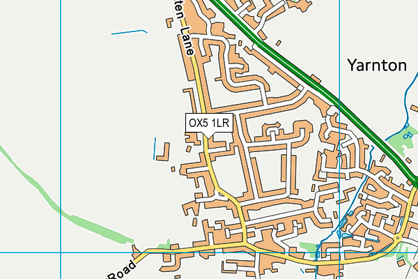 OX5 1LR map - OS VectorMap District (Ordnance Survey)