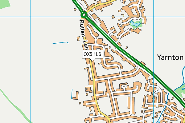 OX5 1LS map - OS VectorMap District (Ordnance Survey)