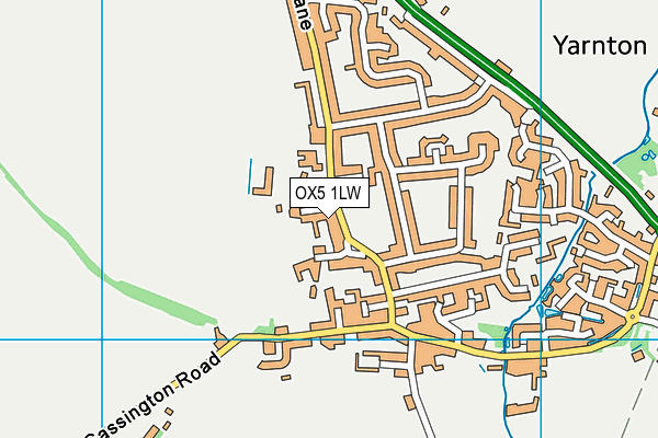 OX5 1LW map - OS VectorMap District (Ordnance Survey)