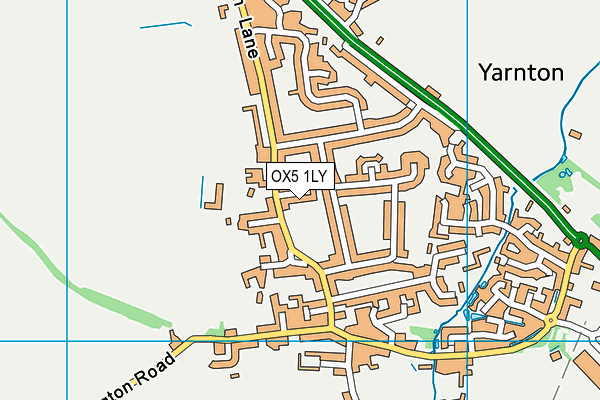 OX5 1LY map - OS VectorMap District (Ordnance Survey)