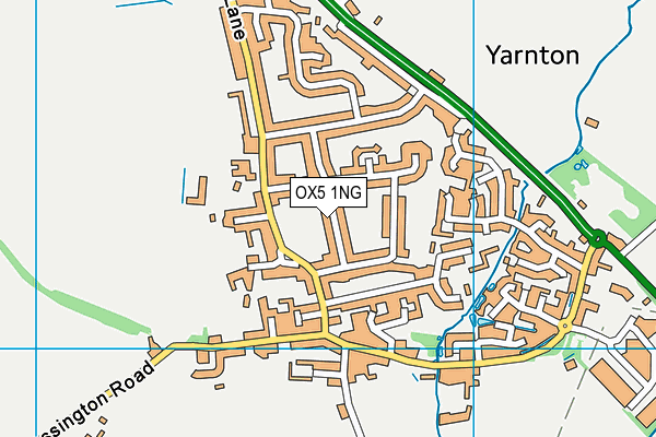 OX5 1NG map - OS VectorMap District (Ordnance Survey)
