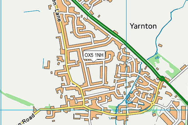 OX5 1NH map - OS VectorMap District (Ordnance Survey)