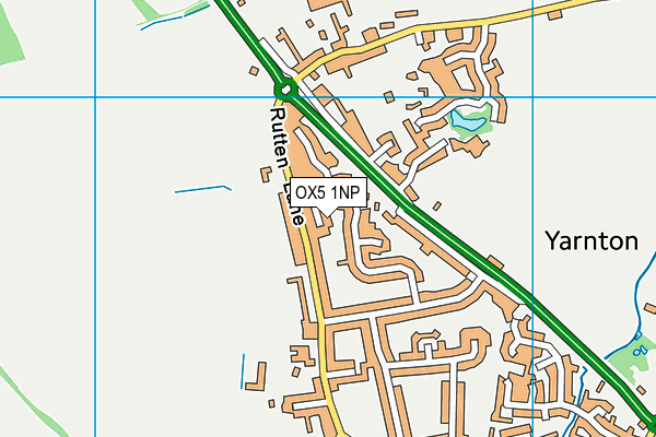 OX5 1NP map - OS VectorMap District (Ordnance Survey)