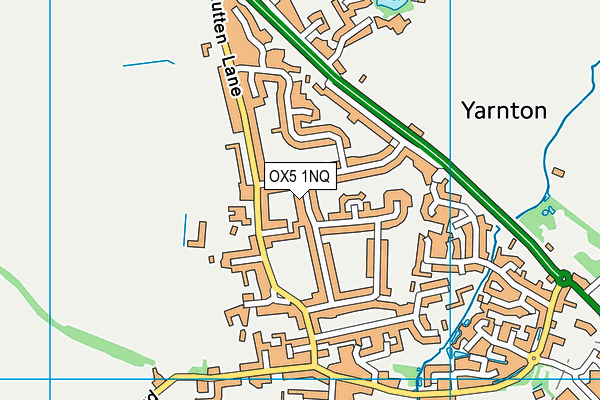 OX5 1NQ map - OS VectorMap District (Ordnance Survey)