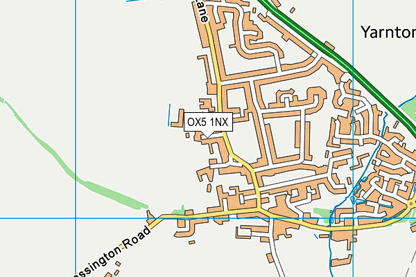 OX5 1NX map - OS VectorMap District (Ordnance Survey)