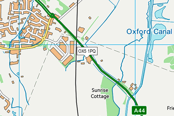 OX5 1PQ map - OS VectorMap District (Ordnance Survey)