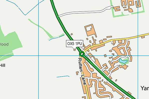 OX5 1PU map - OS VectorMap District (Ordnance Survey)